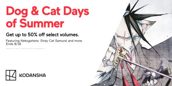 Only for a week!  All volumes 50% OFF, including new series!