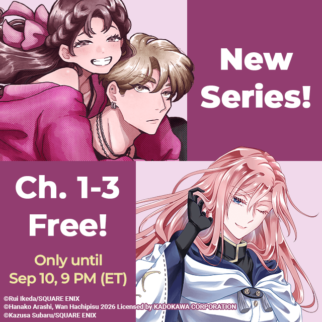 Manga UP Aug New Releases Campaign