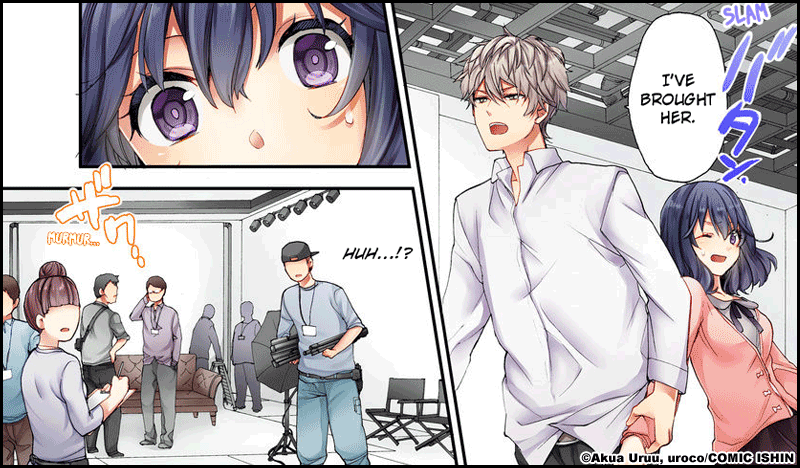 but she's suddenly taken to a modeling shoot...