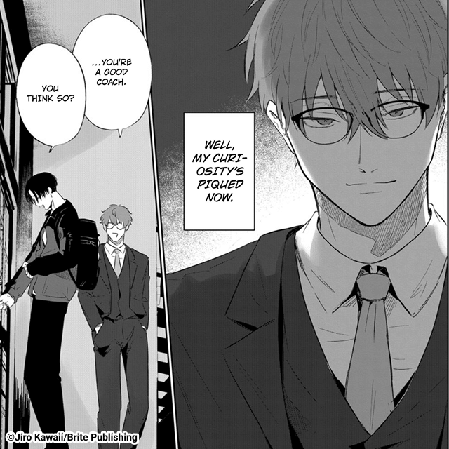 I actually self-studied drawing manga, so I tend to go off of what feels right based on my instinct. When I divide the page into panels, I focus on making it easy for readers to follow. An editor once told me that I should incorporate more larger, dramatic panels into my work, so I've been thinking about that lately.