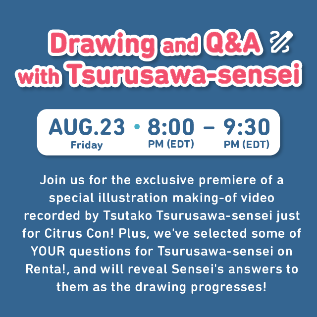 Drawing and Q&A with Tsurusawa-sensei