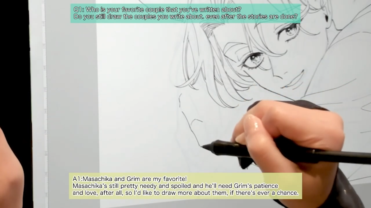 Drawing and Q&A with Tsurusawa-sensei